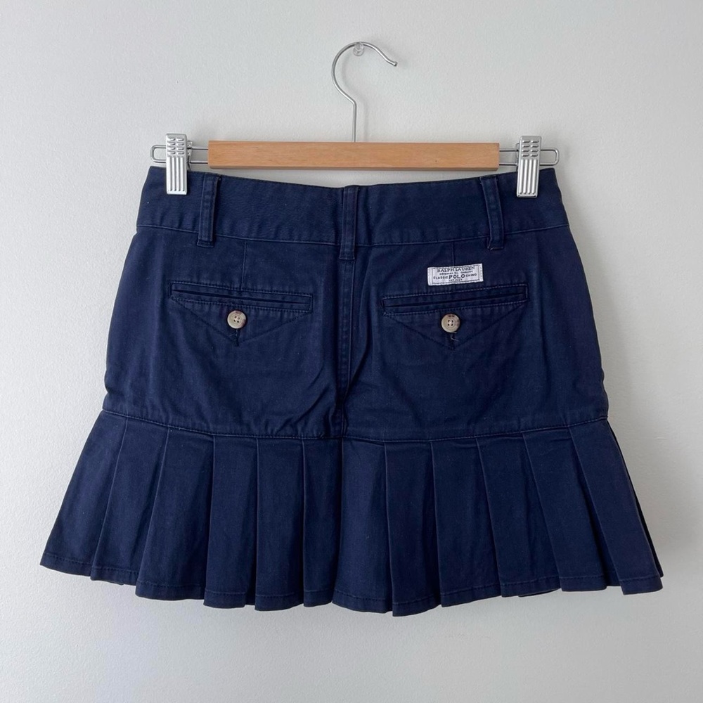 Polo by Ralph Lauren Navy Mini Skirt - Picture 2 of 8